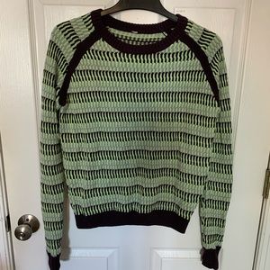 Lulu lemon green and purple sweater